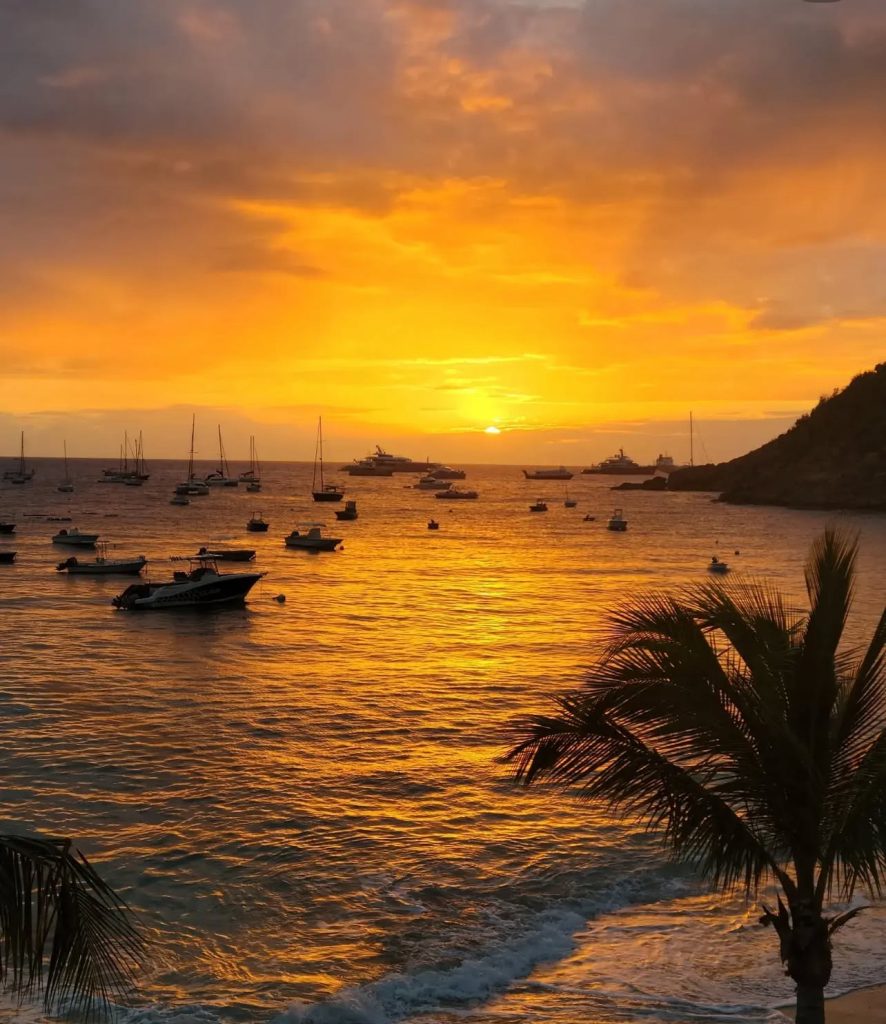 Corossol golden sunset